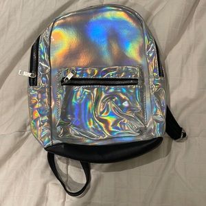 Holographic / Silver / Reflective backpack
